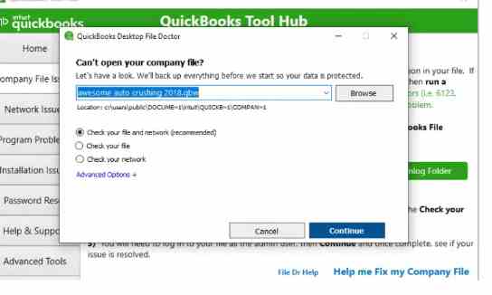 QuickBooks File Doctor -5
